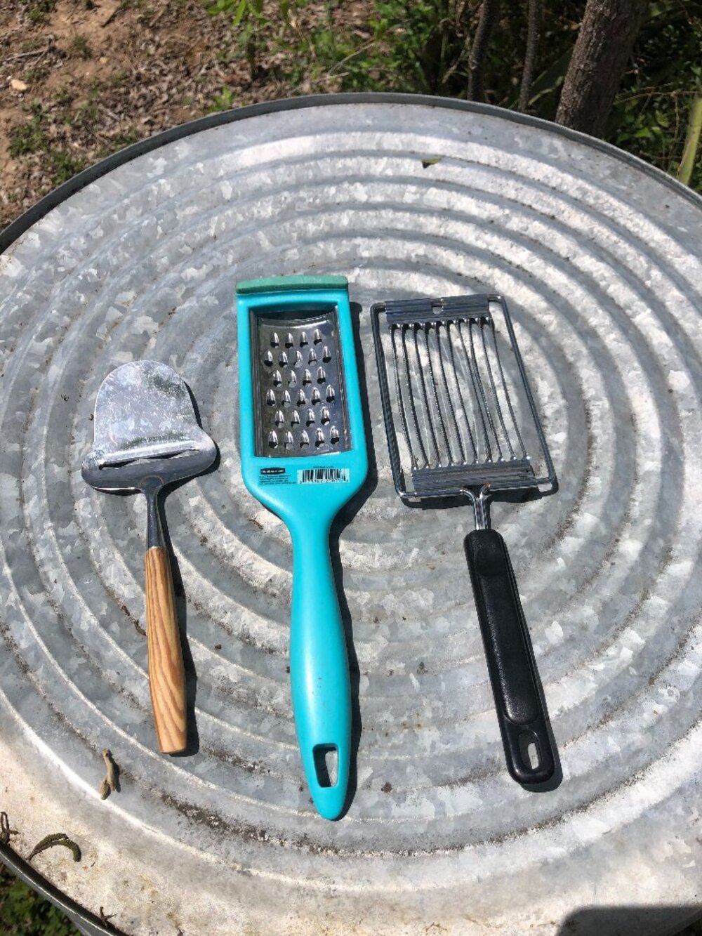 Various Cheese Grater/Slicer Utensils, set of 3
